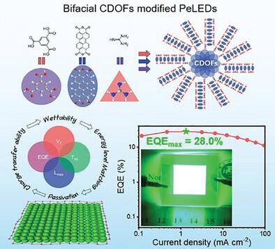 Minimizing Interfacial Energy Losses with Carbon Dot Bifacial Modification Layers for High-Efficiency and Stable Perovskite LEDs