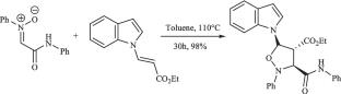 Reactivity, mechanism, and origin of selectivity of the [3 + 2] cycloaddition between cyclic 3,4-dihydroisoquinoline-N-oxide and N-vinylpyrrole: a computational MEDT investigation