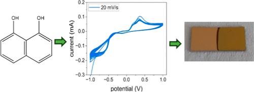 Multifunctional Thick Films Obtained by Electrodeposition of 1,8-Dihydroxynaphtalene, an Allomelanin Precursor