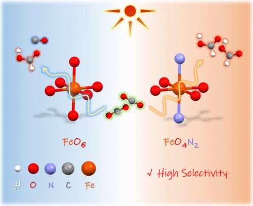 Enhanced Selectivity of Photocatalytic CO2 Reduction to Formate via Tailoring the Metal Site