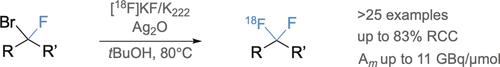 Radiochemical Synthesis of Alkyl Geminal 18F-Difluoroalkyl Motifs Mediated by Silver(I) Oxide