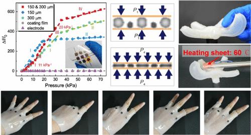 Enhanced Sensitivity and Versatile Detection: Dual-Sized Microsphere-Type Pressure Sensors for Soft Robotics and Wearable Electronics