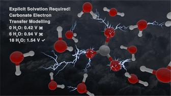 Role of explicit solvation and level of theory in predicting the aqueous reduction potential of carbonate radical anion by DFT