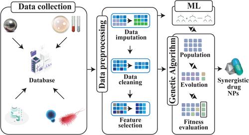 Computer-Aided Discovery of Synergistic Drug–Nanoparticle Combinations for Enhanced Antimicrobial Activity