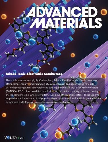 Controlling Ion Uptake in Carboxylated Mixed Conductors (Adv. Mater. 8/2025)
