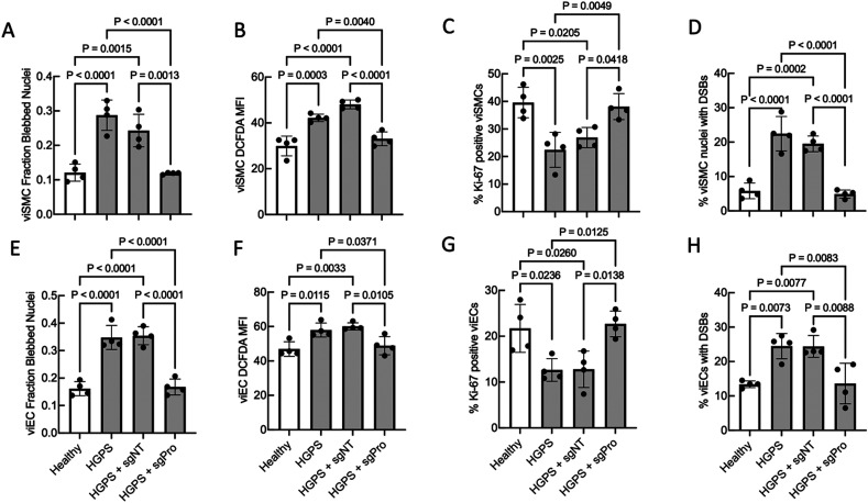 Adenine base editing rescues pathogenic phenotypes in tissue engineered vascular model of Hutchinson-Gilford progeria syndrome.