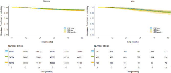 Clinical characteristics, metastasis patterns, and treatment outcomes of HER2-low breast cancer.