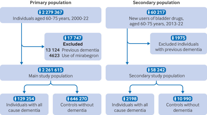 Bladder drugs and risk of dementia: Danish nationwide active comparator study.