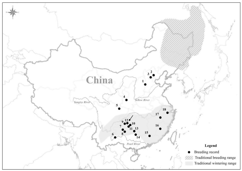 The population structure and habitat use of resident of Mandarin Duck (Aix galericulata) in Wu River (Southwest China).