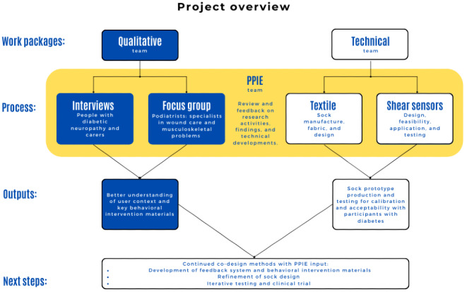 Developing a Smart Sensing Sock to Prevent Diabetic Foot Ulcers: Qualitative Focus Group and Interview Study.