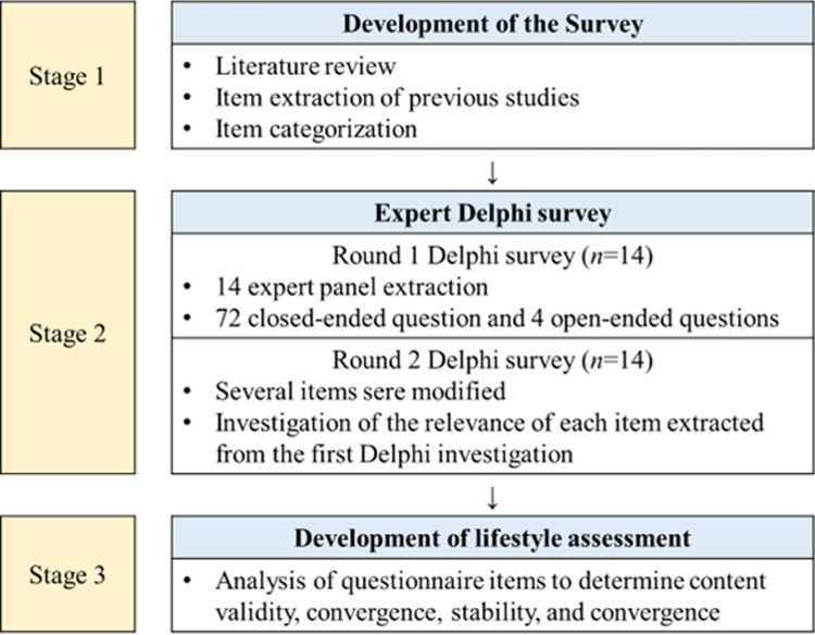 Development of lifestyle assessment: A Delphi survey of multi-faceted health experts.