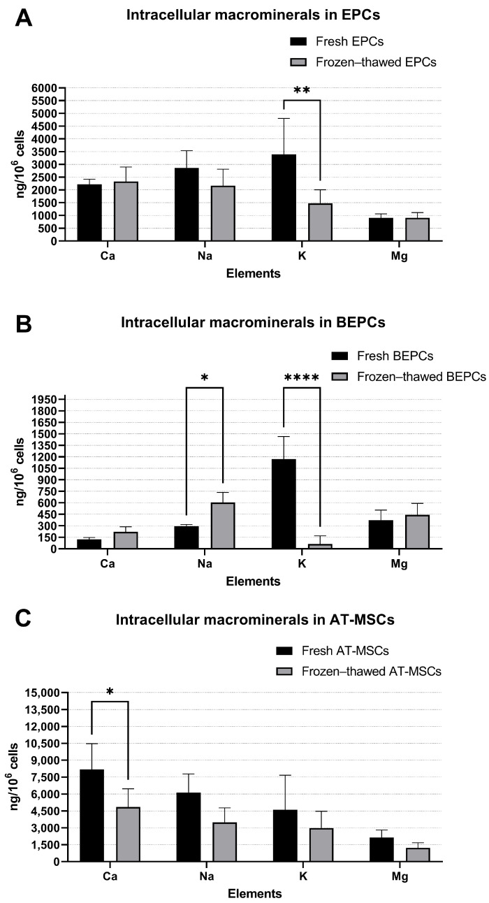 Changes in the Intracellular Composition of Macro and Microminerals After Cryopreservation of the Rabbit Stem/Progenitor Cells.