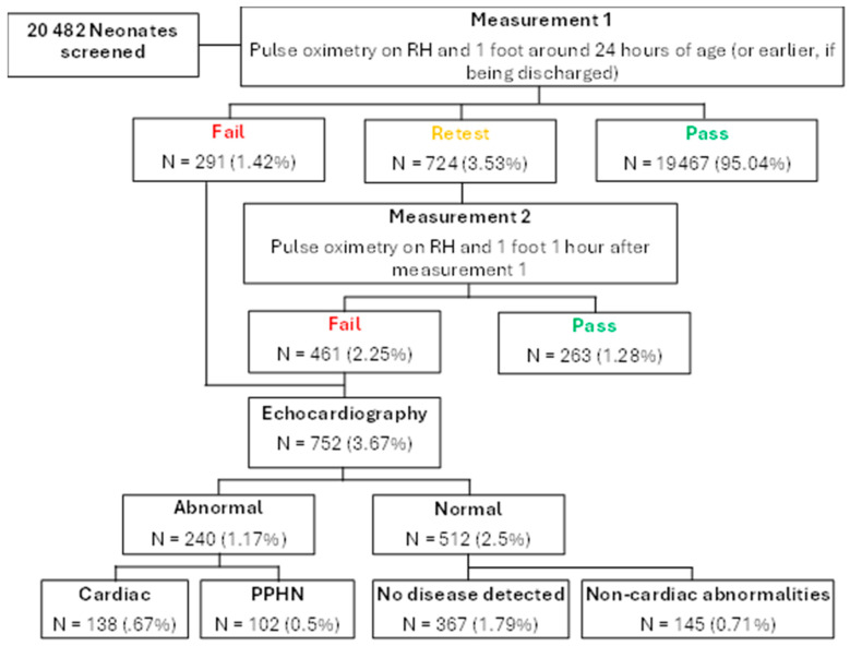 Prospective Evaluation of Pulse Oximetry Screening for Critical Congenital Heart Disease in a Jordanian Tertiary Hospital: High Incidence and Early Detection Challenges.