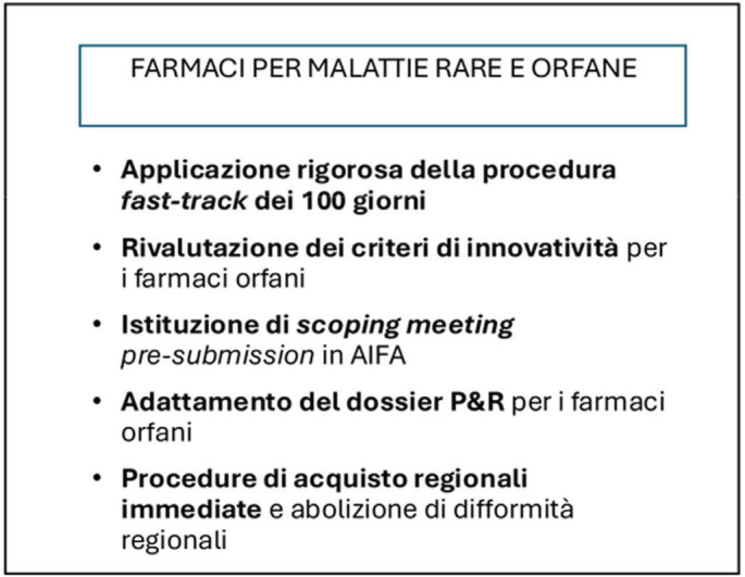 L’<i>assessment</i> e il valore del farmaco: una sintesi dei <i>focus group</i> della XXII Conferenza Nazionale sulla Farmaceutica.