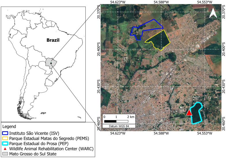 Non-human primates as indicators of Kinetoplastida diversity in an urban environment in Midwest Brazil.