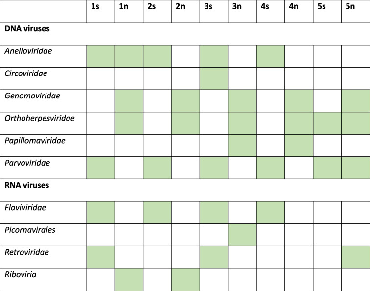 Detection and genetic characterization of equine viruses in Sweden using viral metagenomics.