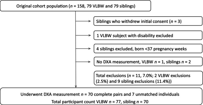 Body Composition in Adults Born at Very Low Birthweight-A Sibling Study.