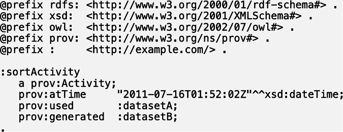 A semantic approach to mapping the Provenance Ontology to Basic Formal Ontology.
