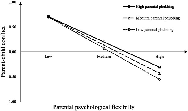 The effect of parental psychological flexibility on children's behavioral problems: a moderated mediation model.