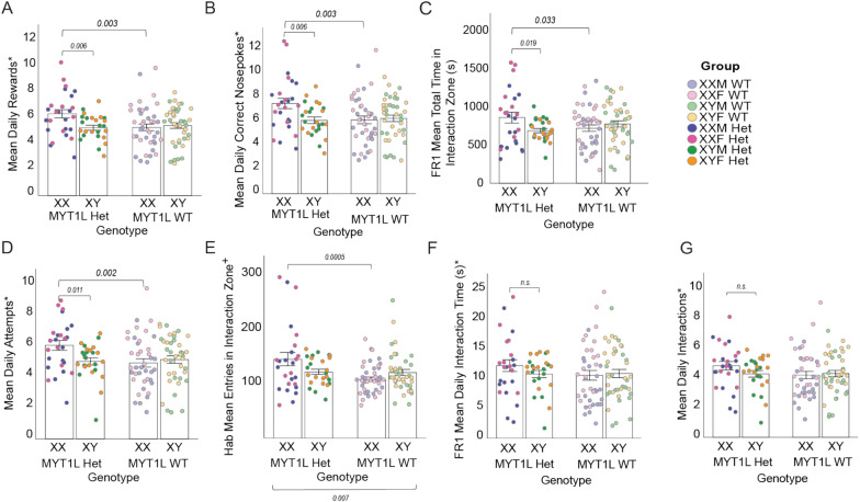 Chromosomal and gonadal sex have differing effects on social motivation in mice.