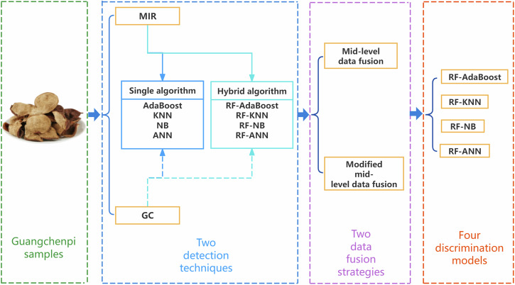 Geographical origin discrimination of Chenpi using machine learning and enhanced mid-level data fusion.