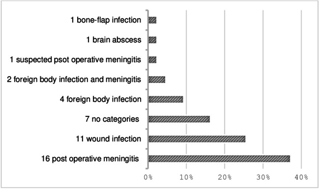 Neurosurgical site infections: a retrospective monocentric study of pediatric brain tumor patients.