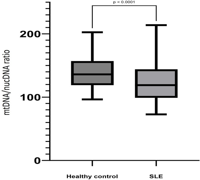 Lower circulating mitochondrial DNA and increased mitokines suggest significant mitochondrial dysfunction in systemic lupus erythematosus with renal involvement.