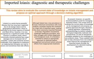 Imported loiasis: Diagnostic and therapeutic challenges