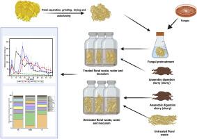 Impact of fungal pretreatment on methane enhancement and microbiome dynamics in the anaerobic digestion of floral waste