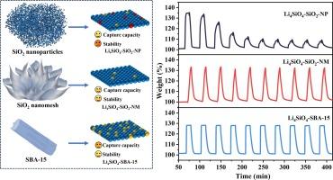 Effect of Li2SiO3 and Li8SiO6 components on multicycle CO2 capture performance of Li4SiO4