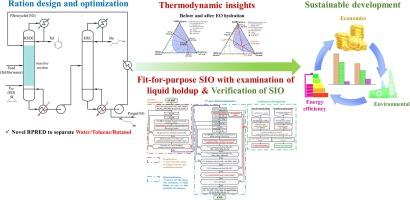 Insight into the rational design of reactive-extractive distillation for separating water/toluene/n-butanol via an improved sequential iterative optimisation
