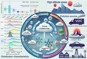 Distribution characteristics of volatile organic compounds and its multidimensional impact on ozone formation in arid regions based on machine learning algorithms
