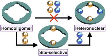 Selective synthesis of a heterotetranuclear complex from a macrocyclic ligand with multiple identical chelating units†