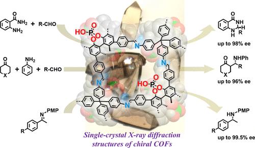 Single-Crystal X-ray Structures of Homochiral Brønsted Acidic Covalent Organic Frameworks