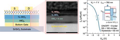 Improved Hysteresis of High-Performance p-Type WSe2 Transistors with Native Oxide WOx Interfacial Layer