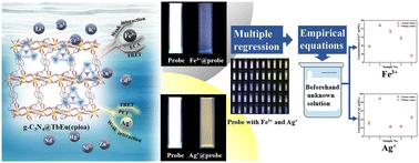 A novel ratiometric fluorescent probe for the detection of co-existing Fe3+ and Ag+ ions: characterization and mechanism exploration†