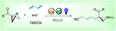 Rapid access to azetidines via allylation of azabicyclo[1.1.0]butanes by dual copper/photoredox catalysis†