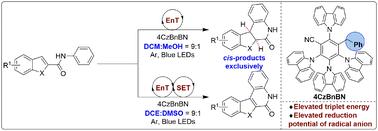Solvent-controlled 4CzBnBN-catalyzed intramolecular photocyclization and dehydrogenative photocyclization of indole carboxamides for the switchable synthesis of indoloquinolones and dihydroindoloquinolones†