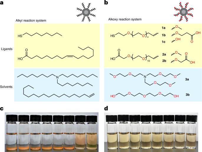 Water-stable nanocrystals in a single step