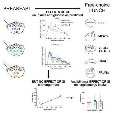 Testing the carbohydrate-insulin model: Short-term metabolic responses to consumption of meals with varying glycemic index in healthy adults