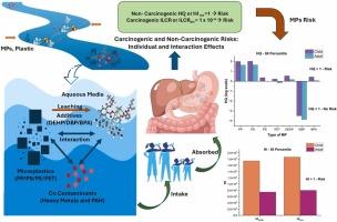 Synergistic human health risks of microplastics and co-contaminants: A quantitative risk assessment in water