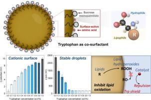 Co-surfactant roles of amino acids at oil-water interface: Application in low-pH emulsions to regulate physical and oxidative stabilities