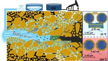 Ultra-high temperature and salinity resistant microspheres featuring “Rigid hydrophobic core- soft hydrophilic Shell” structure for deep reservoir profile control