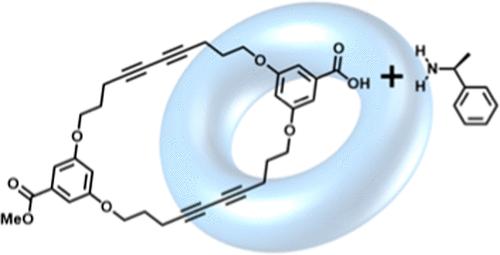 Chiral Amine-Induced Assembly of Toroidal Structures with a Carboxylic Acid-Functionalized, Polymerizable Macrocyclic Diacetylene