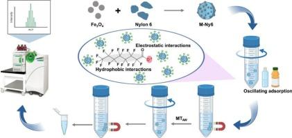 Cost-effective magnetic Nylon 6 composites for extraction of perfluorinated compounds in water and bottled beverage followed with LC-MS/MS analysis