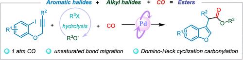 Palladium-Catalyzed Cascade Carbonylation Reaction To Construct Ester Derivatives