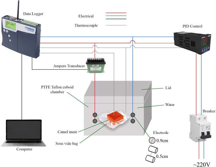 Evaluating Energy Consumption and Thermophysical Characteristics of Camel (<i>Camelus dromedarius</i>) Meat Cooked Using a Newly Developed Ohmic-Sous Vide Cooking System.