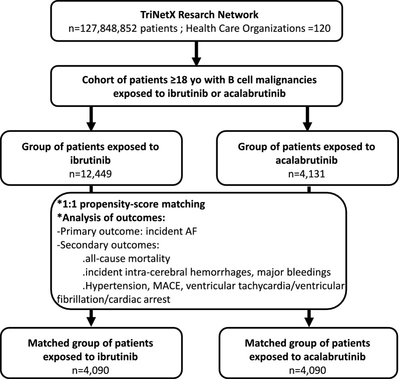 Ibrutinib and acalabrutinib use and risk of incident atrial fibrillation: a propensity-matched analysis.