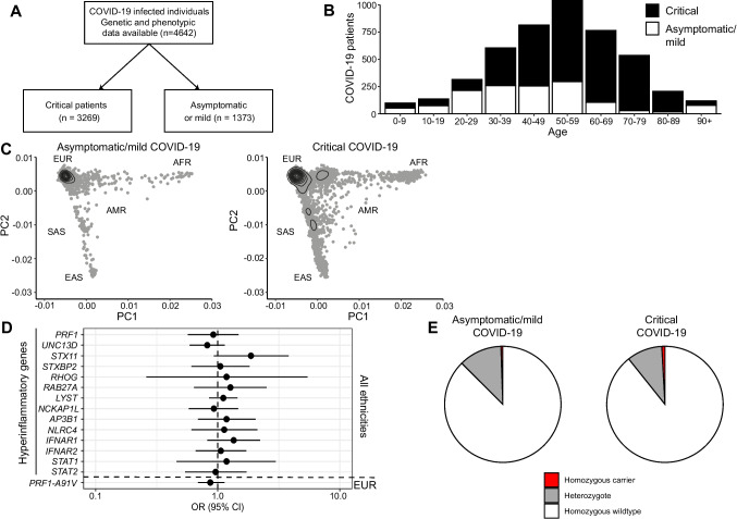 No Association Between HLH-associated Gene Variants and Life-Threatening COVID-19.