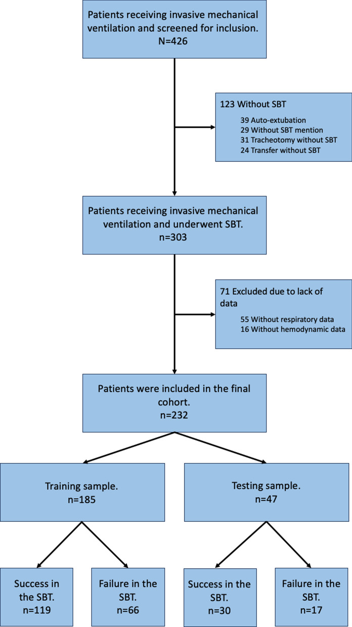 Using weak signals to predict spontaneous breathing trial success: a machine learning approach.